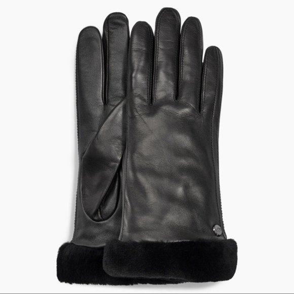 ๐NWT๐ค UGG Genuine Dyed Shearling Leather Gloves - Picture 3 of 3